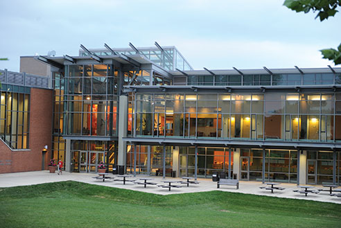 Building on campus. Links to Gifts of Real Estate